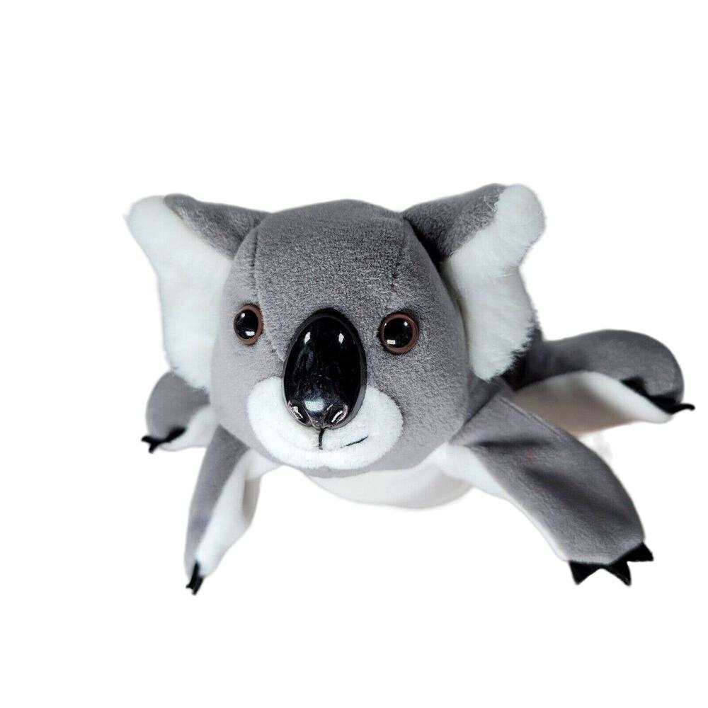 Hand Puppet Koala Plush Grey Appx 9 inch Stuffed Animal Pretend Play Toy
